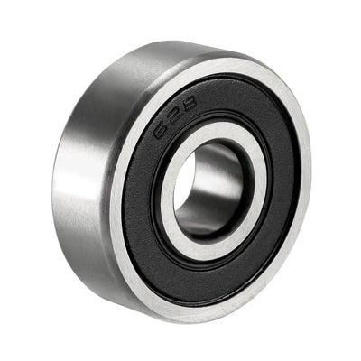Harfington Deep Groove Ball Bearing 628-2RS Double Sealed, 8mm x 24mm x 8mm Chrome Steel Bearings
