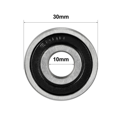 Harfington Uxcell Deep Groove Ball Bearings Metric Double Sealed High Carbon Steel Z1