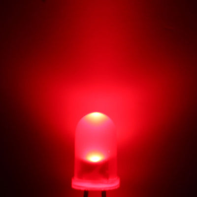 Harfington Uxcell 2 Colors x 5pcs 5mm Red Green LED Diode Lights Colored Lens Diffused Round 20mA Lighting Bulb Lamp Electronic Components Light Emitting Diodes 10pcs