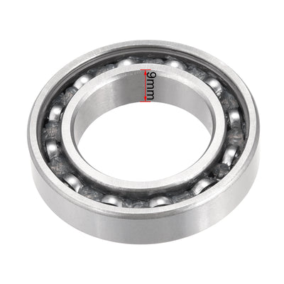 Harfington Deep Groove Ball Bearings Metric Single Sealed Chrome Steel P0 Z2