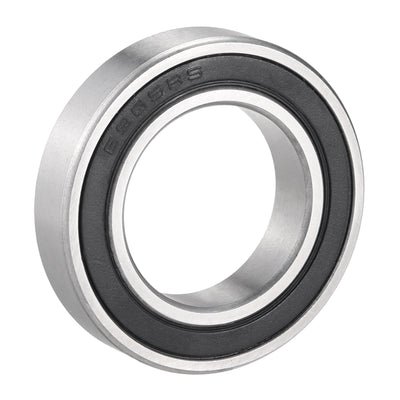 Harfington Deep Groove Ball Bearings Metric Single Sealed Chrome Steel P0 Z2