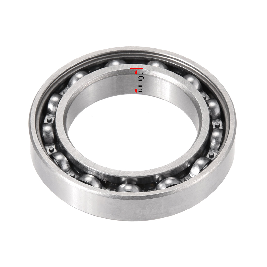 Harfington Deep Groove Ball Bearings Metric Single Sealed Chrome Steel P0 Z2