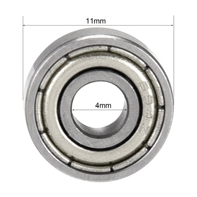 Harfington Uxcell Deep Groove Ball Bearings Metric Double Shield Chrome Steel P0 Z2
