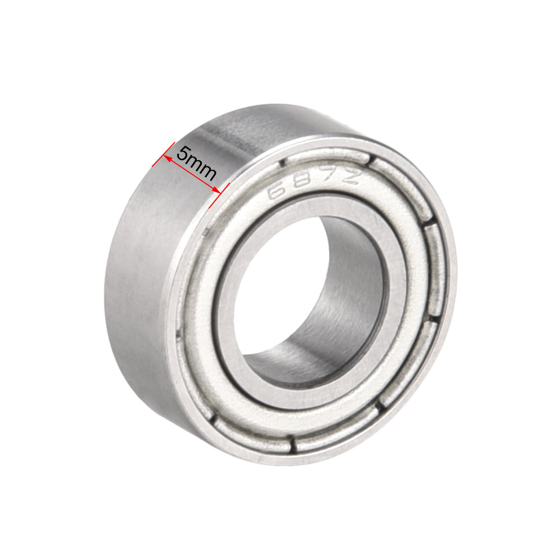 uxcell Deep Groove Ball Bearings  Metric Double Shielded Chrome Steel P0 Z2