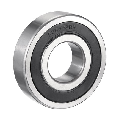 Harfington Deep Groove Ball Bearings Metric Single Sealed Chrome Steel P0 Z2