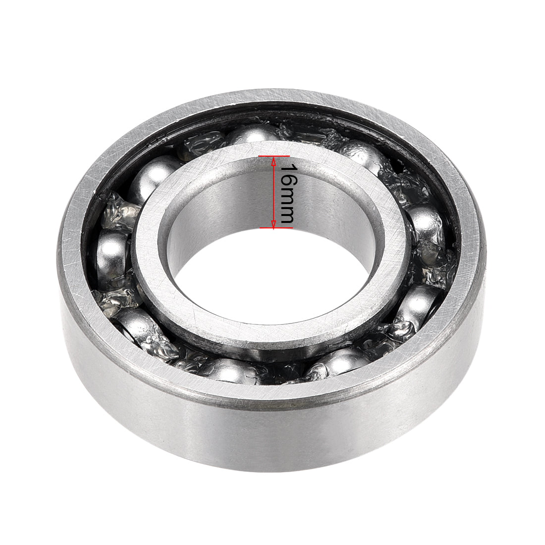 Harfington Deep Groove Ball Bearings Metric Single Sealed Chrome Steel P0 Z2