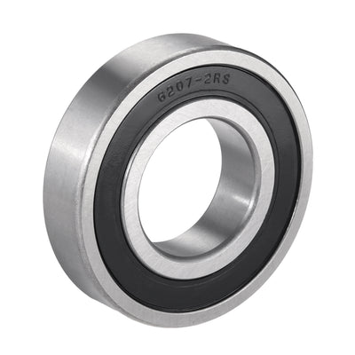 Harfington Deep Groove Ball Bearings Metric Single Sealed Chrome Steel P0 Z2