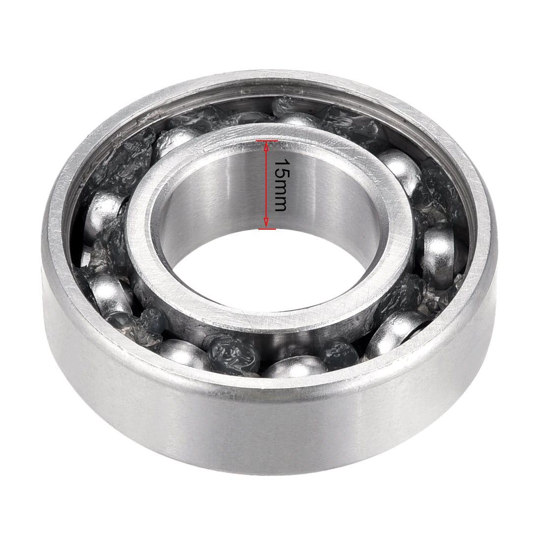 uxcell Uxcell Deep Groove Ball Bearing Metric Single Sealed Chrome Steel P0 Z2