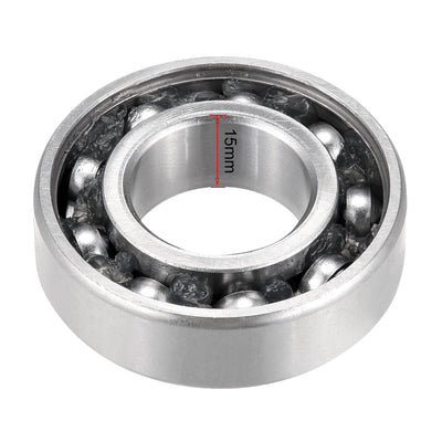 Harfington Deep Groove Ball Bearings Metric Single Sealed Chrome Steel P0 Z2