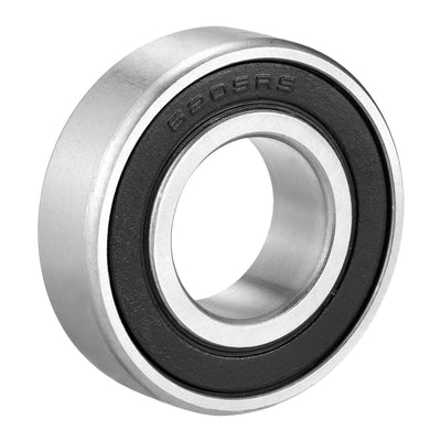 Harfington Deep Groove Ball Bearings Metric Single Sealed Chrome Steel P0 Z2