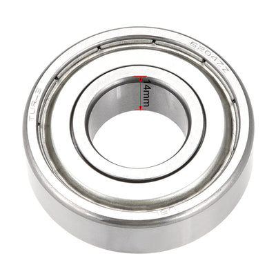 Harfington Uxcell Deep Groove Ball Bearings Metric Double Shield Chrome Steel P0 Z2
