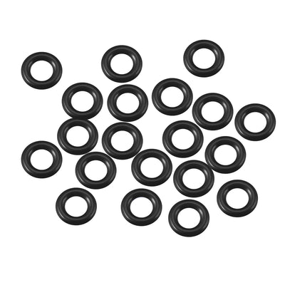 uxcell Uxcell O-Rings Nitrile Rubber 3.75mm x 7.35mm x 1.8mm Seal Rings Sealing Gasket 20pcs