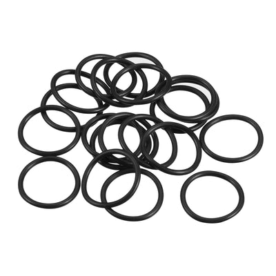 uxcell Uxcell O-Rings Nitrile Rubber 9.5mm x 13.1mm x 1.8mm Seal Rings Sealing Gasket 20pcs