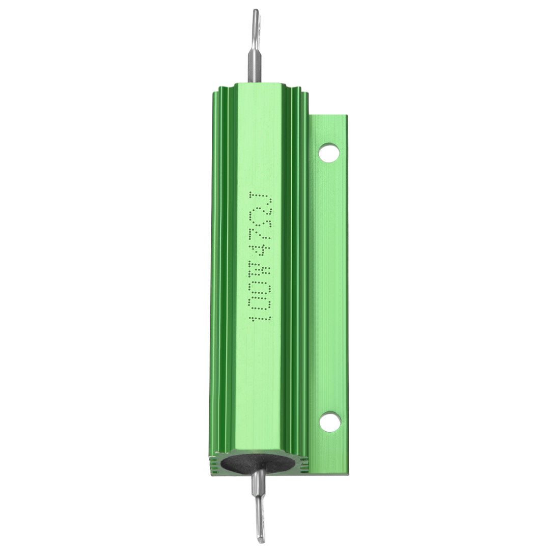 uxcell Uxcell 2 Pcs Aluminum Case Resistor 100W 47 Ohm Wirewound Green for LED Replacement Converter 100W 47RJ