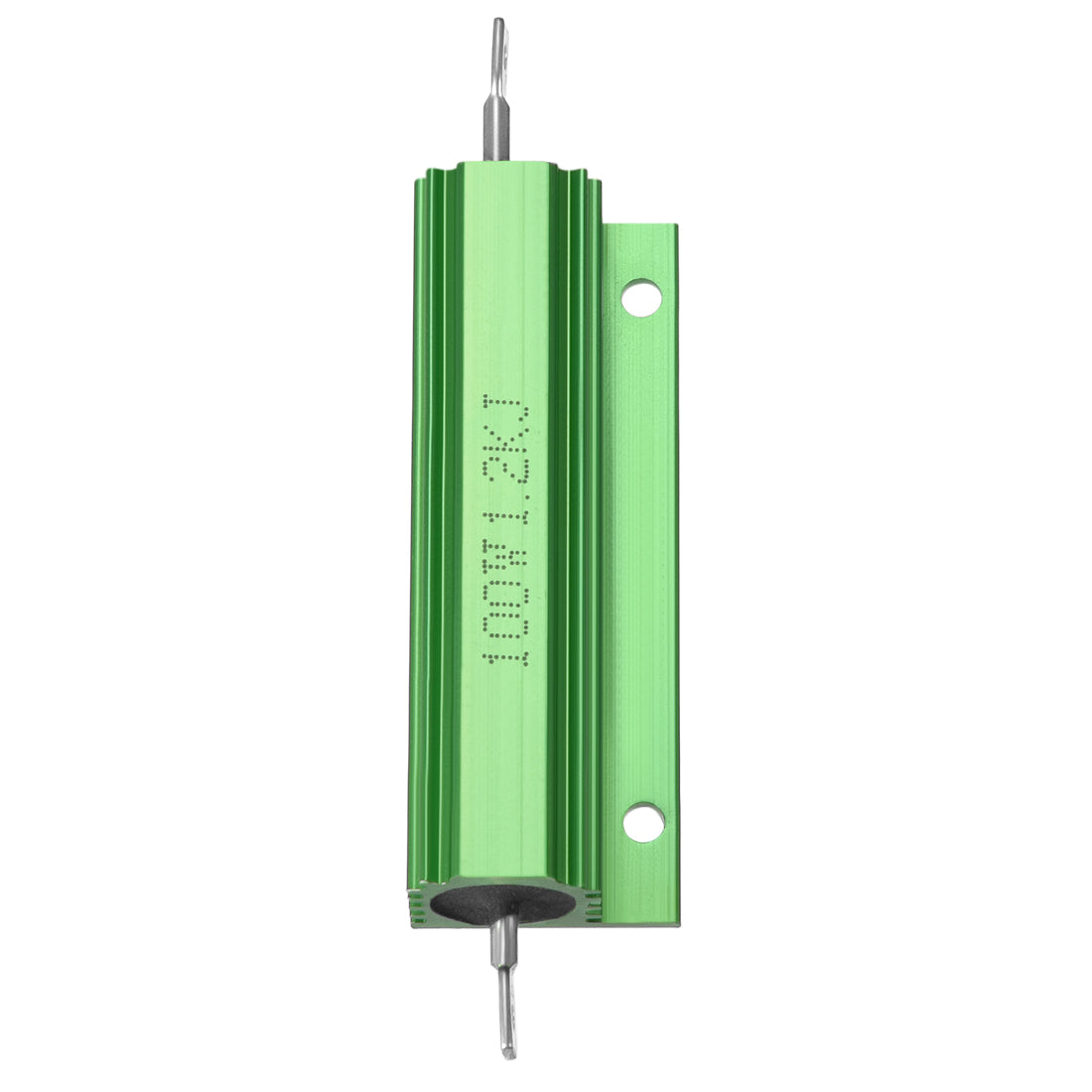 uxcell Uxcell Aluminum Case Resistor 100W 1.2K Ohm Wirewound Green for LED Replacement Converter 100W 1.2KRJ