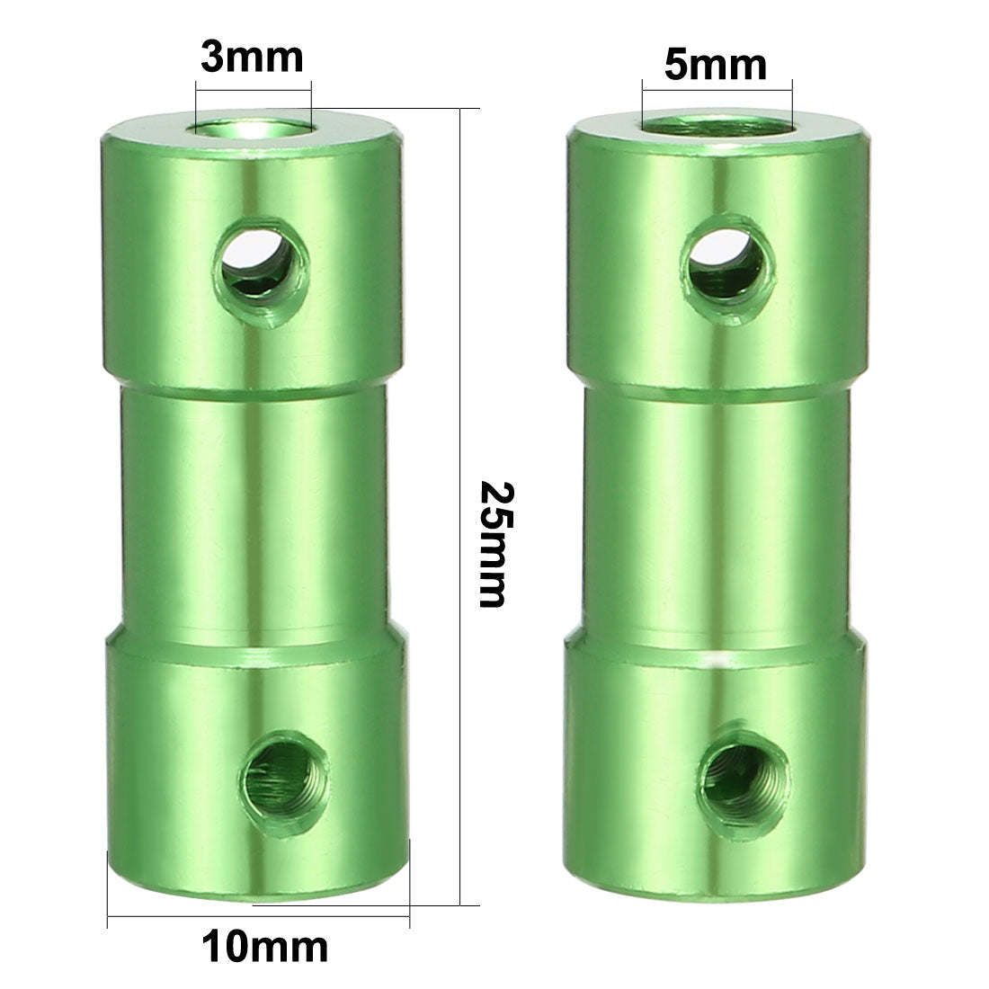 Harfington Shaft  3mm x 5mm Connector Adapter for RC Airplane Boat Motor L25XD10