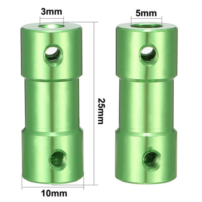 Harfington Shaft  3mm x 5mm Connector Adapter for RC Airplane Boat Motor L25XD10