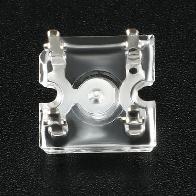 Harfington 150pcs 3mm Piranha RED LED Diode Lights Round Super Flux 4 PINS Clear 2V 20mA Bulb Lamps Electronics Components Filcker Light Emitting Diodes