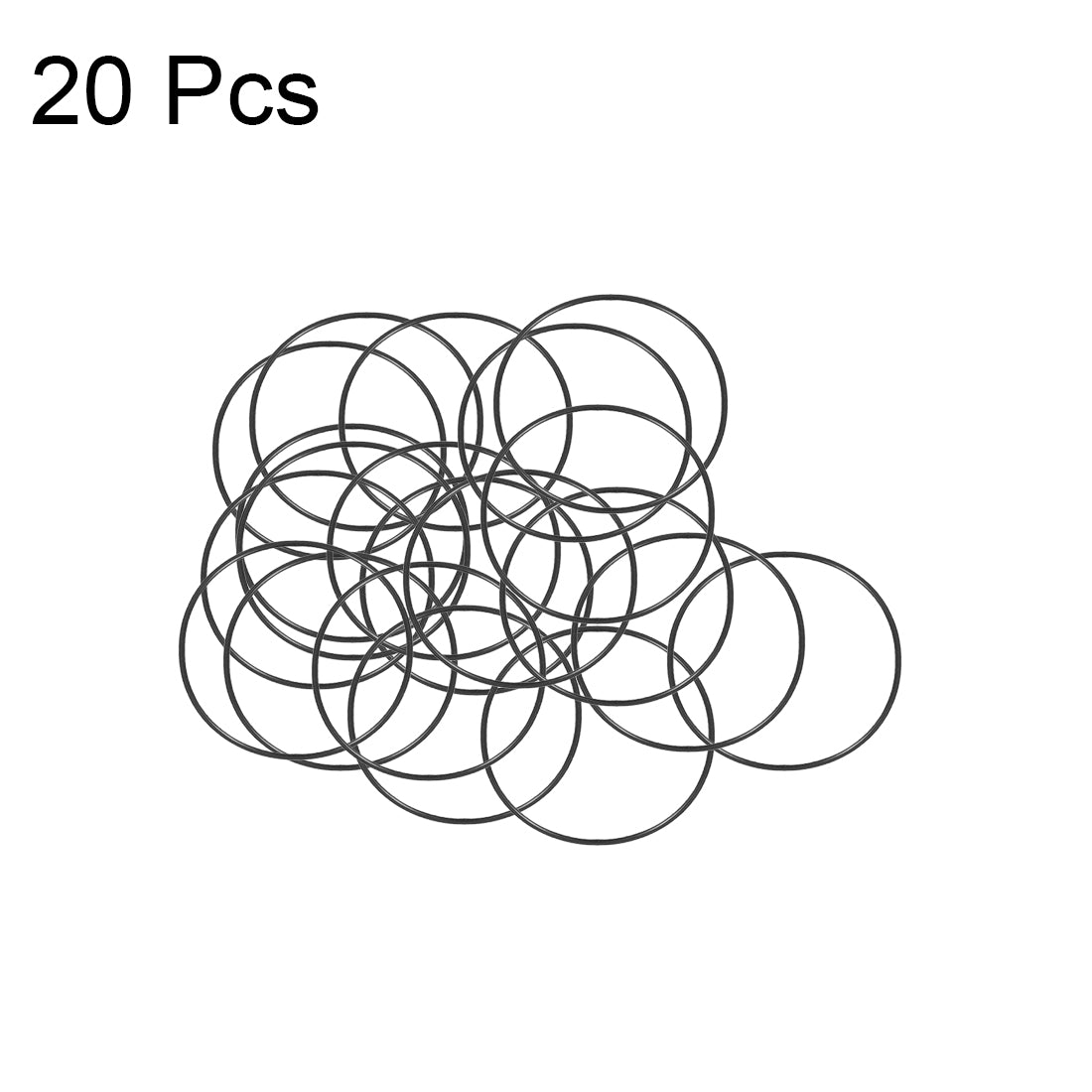 uxcell Uxcell O-Rings Nitrile Rubber 26mm x 28mm x 1mm Seal Rings Sealing Gasket 20pcs