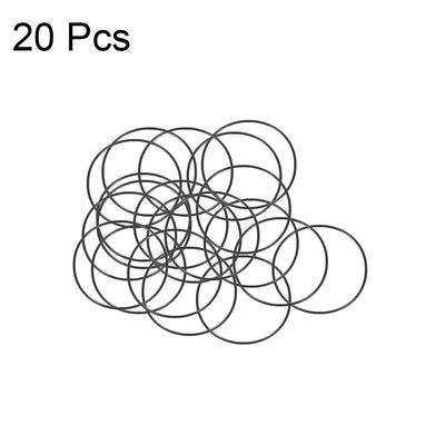 Harfington Uxcell O-Rings Nitrile Rubber 26mm x 28mm x 1mm Seal Rings Sealing Gasket 20pcs
