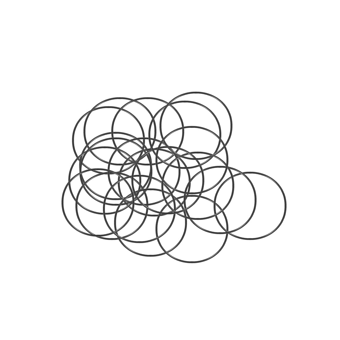 uxcell Uxcell O-Rings Nitrile Rubber 26mm x 28mm x 1mm Seal Rings Sealing Gasket 20pcs