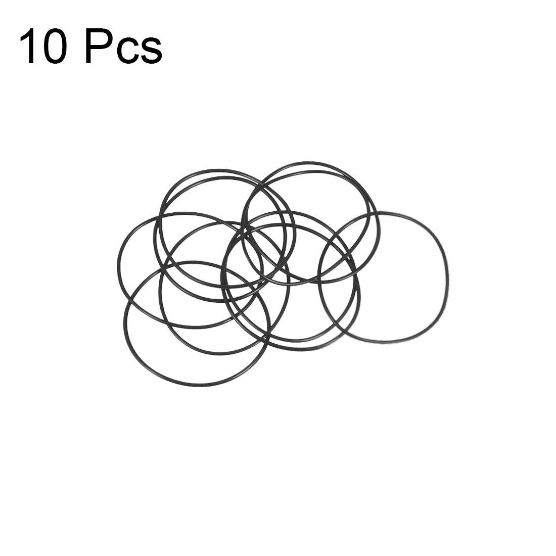 uxcell Uxcell O-Rings Nitrile Rubber 38mm x 40mm x 1mm Seal Rings Sealing Gasket 10pcs