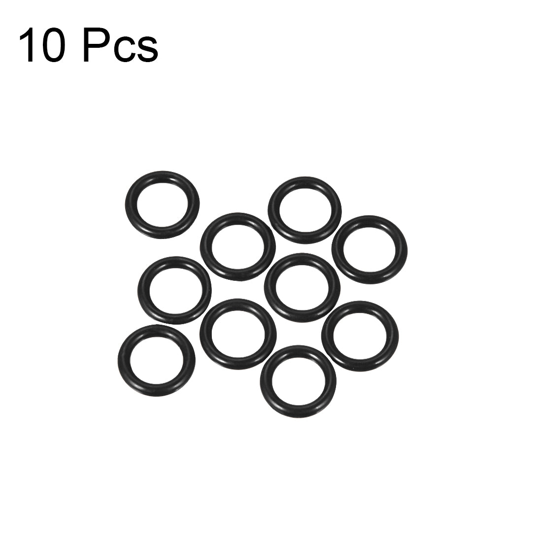 uxcell Uxcell O-Rings Nitrile Rubber 10.6mm x 15mm x 2.2mm Seal Rings Sealing Gasket 10pcs