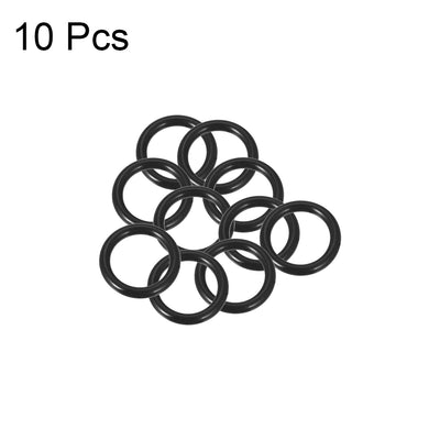 Harfington Uxcell O-Rings Nitrile Rubber 13.6mm x 18mm x 2.2mm Seal Rings Sealing Gasket 10pcs
