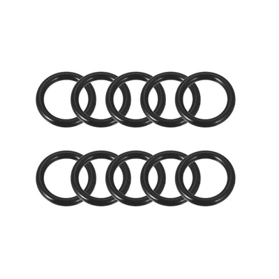 uxcell Uxcell O-Rings Nitrile Rubber 13.6mm x 18mm x 2.2mm Seal Rings Sealing Gasket 10pcs