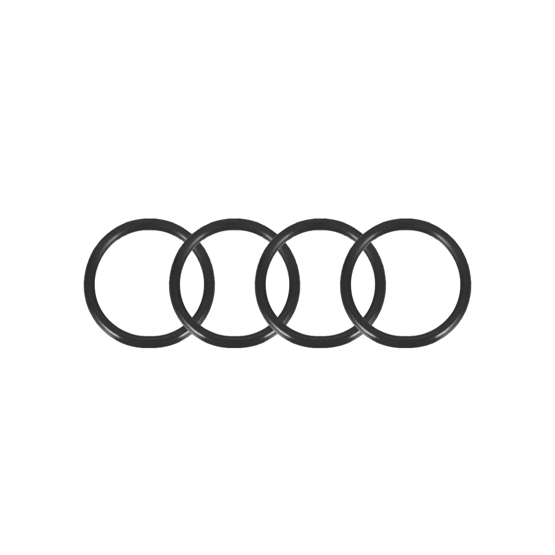 uxcell Uxcell O-Rings Nitrile Rubber 19.6mm x 24mm x 2.2mm Seal Rings Sealing Gasket 4pcs