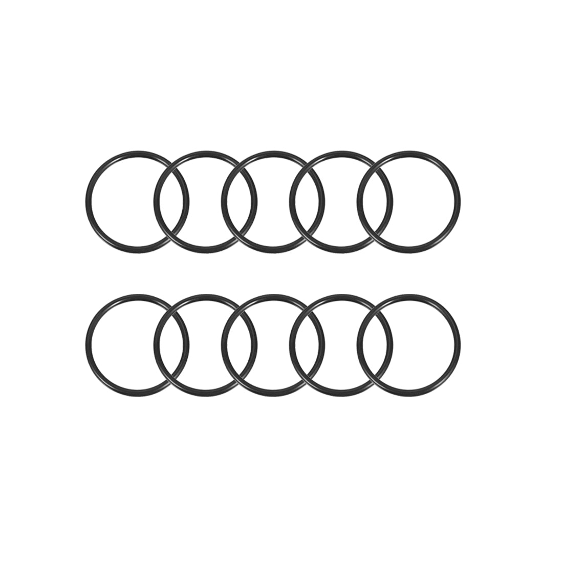 uxcell Uxcell O-Rings Nitrile Rubber 36.17mm x 41.41mm x 2.62mm Seal Ring Sealing Gasket 10pcs