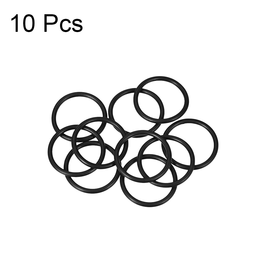 uxcell Uxcell O-Rings Nitrile Rubber 21mm x 26mm x 2.5mm Seal Rings Sealing Gasket 10pcs