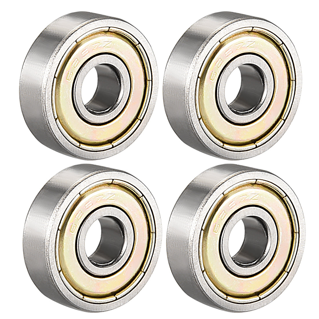 uxcell Uxcell Deep Groove Ball Bearings Metric Double Shielded Carbon Steel Z1 Level