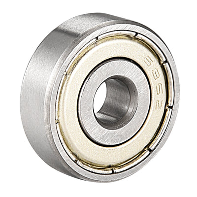 Harfington Deep Groove Ball Bearings  Metric Double Shielded Chrome Steel P0 Z2
