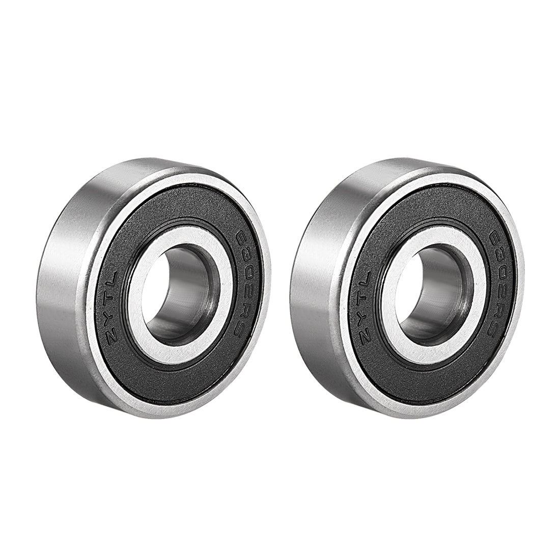 uxcell Uxcell Deep Groove Ball Bearings Metric Single Sealed Chrome Steel P0 Z2 Bearing