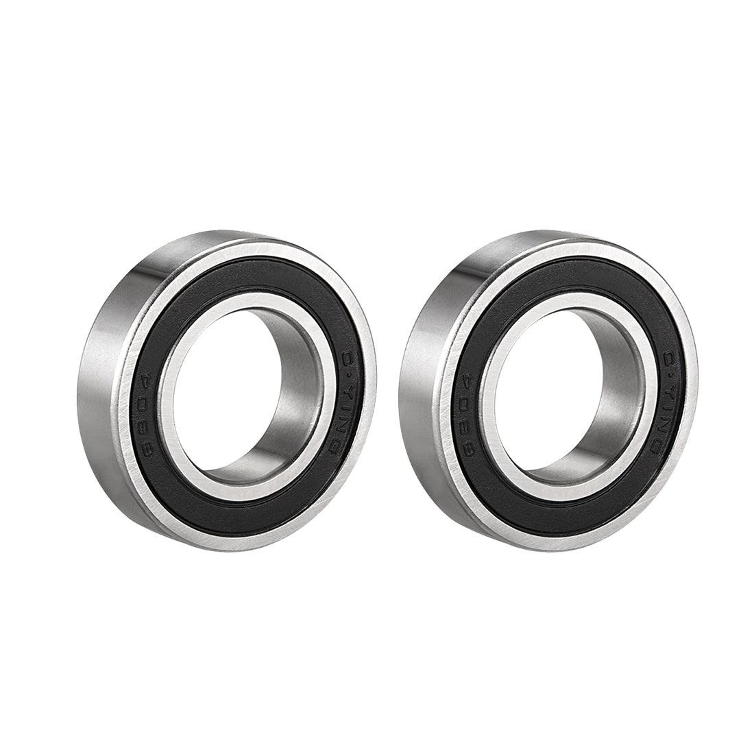 uxcell Uxcell Deep Groove Ball Bearing 6904-2RS Double Sealed, 20 x 37 x 9mm Carbon Steel Bearings, 2Pcs