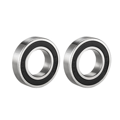 uxcell Uxcell Deep Groove Ball Bearing 6904-2RS Double Sealed, 20 x 37 x 9mm Carbon Steel Bearings, 2Pcs