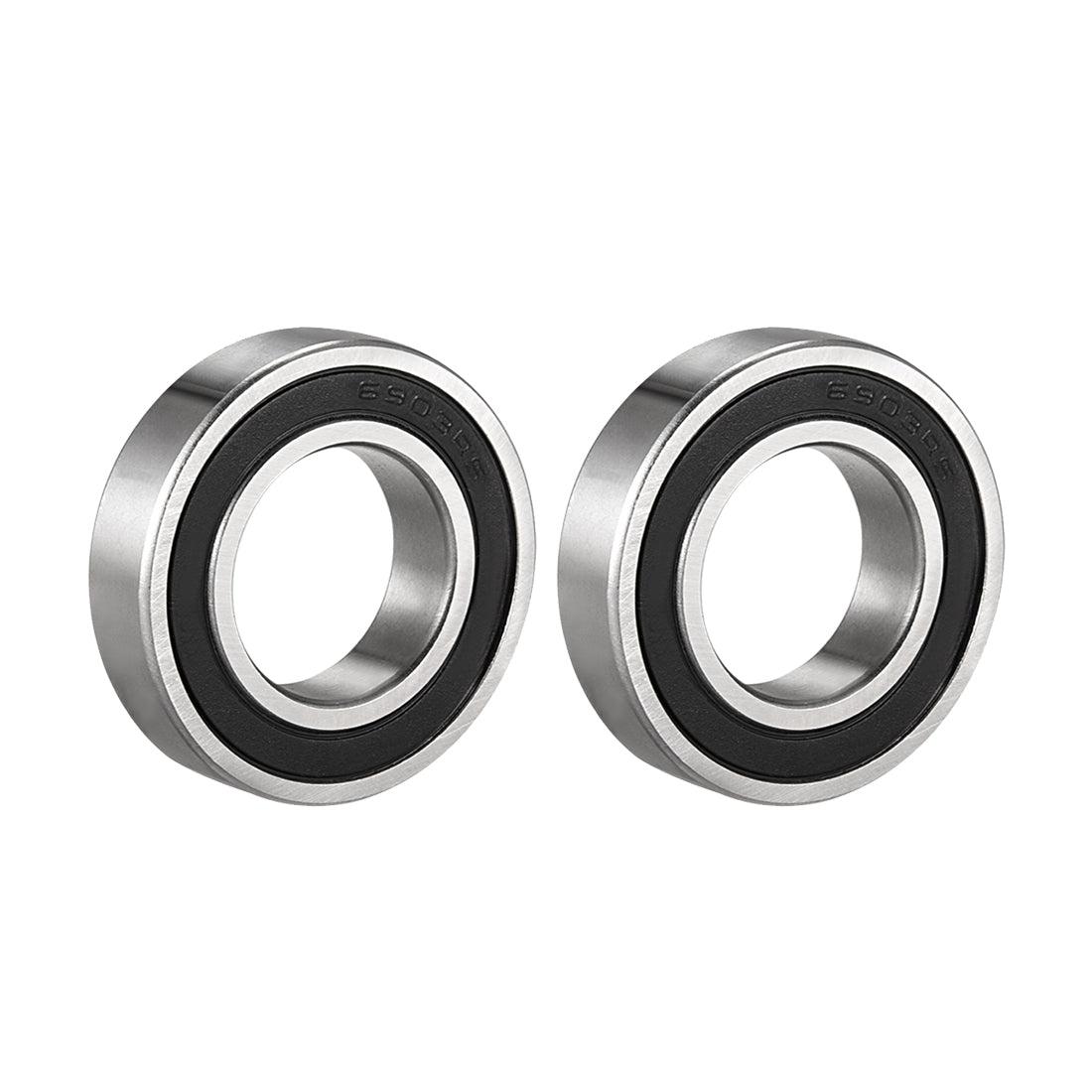 uxcell Uxcell Deep Groove Ball Bearing 6903-2RS Double Sealed, 17 x 30 x 7mm Carbon Steel Bearings, 2Pcs