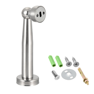Harfington Uxcell Home Office Stainless Steel Door Magnetic Catch Holder Stopper Wall Protector Brushed 2pcs