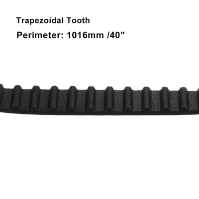 Harfington Uxcell 400XL Rubber Timing Belt Synchronous Closed Loop Timing Belt Pulleys 10mm Width
