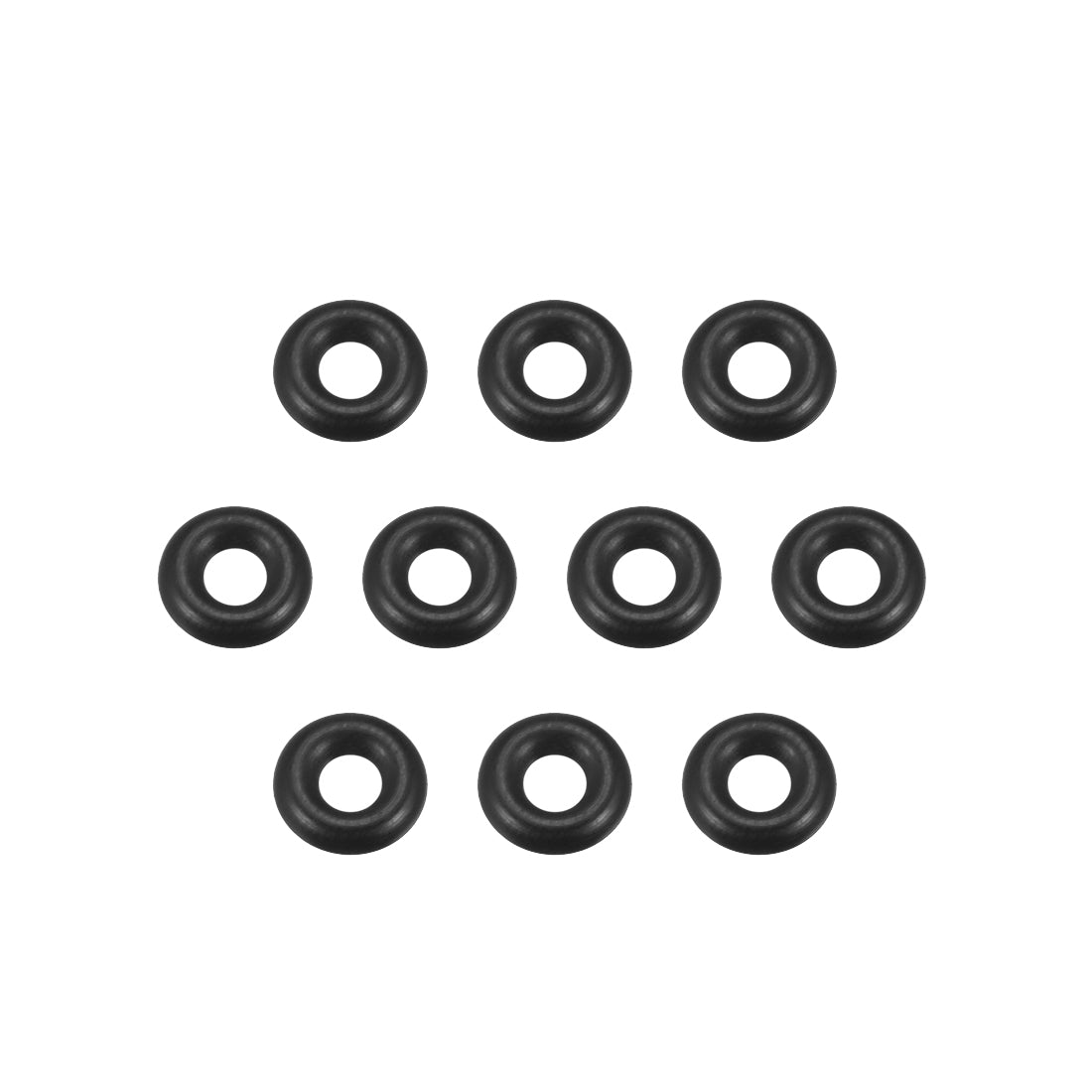 uxcell Uxcell O-Rings Nitrile Rubber 3.2mm x 8mm x 2.4mm Seal Rings Sealing Gasket 10pcs