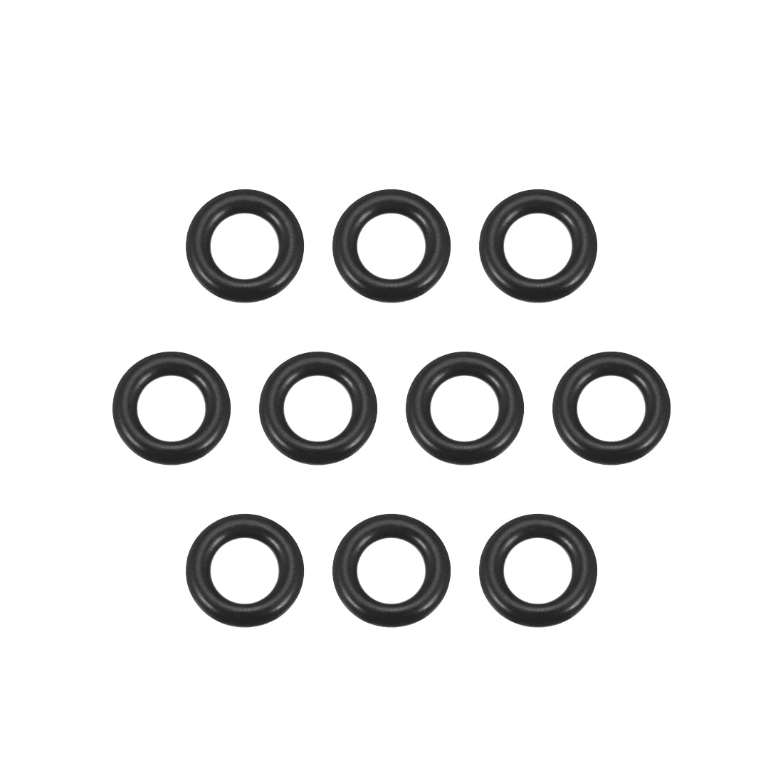 uxcell Uxcell O-Rings Nitrile Rubber 4.2mm x 9mm x 2.4mm Seal Rings Sealing Gasket 10pcs