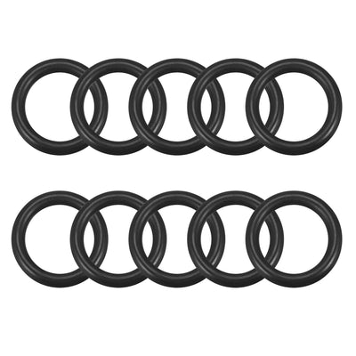 uxcell Uxcell O-Rings Nitrile Rubber 11.2mm x 16mm x 2.4mm Seal Rings Sealing Gasket 10pcs