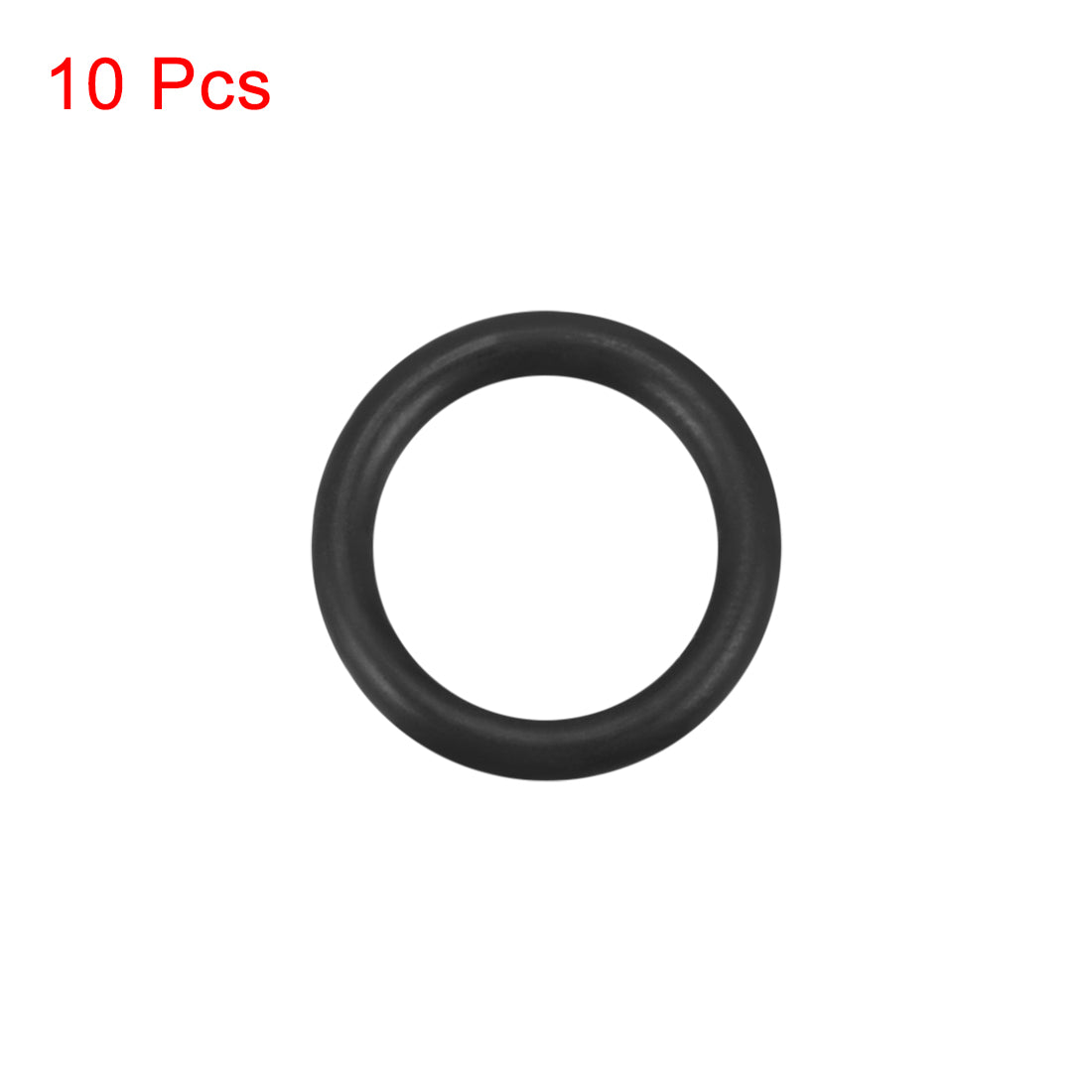 uxcell Uxcell O-Rings Nitrile Rubber 12.2mm x 17mm x 2.4mm Seal Rings Sealing Gasket 10pcs