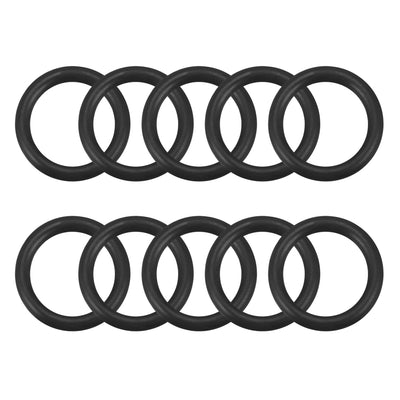 uxcell Uxcell O-Rings Nitrile Rubber 12.2mm x 17mm x 2.4mm Seal Rings Sealing Gasket 10pcs