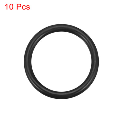 Harfington Uxcell O-Rings Nitrile Rubber 19.2mm x 24mm x 2.4mm Seal Rings Sealing Gasket 10pcs