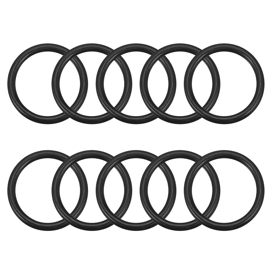 uxcell Uxcell O-Rings Nitrile Rubber 19.2mm x 24mm x 2.4mm Seal Rings Sealing Gasket 10pcs