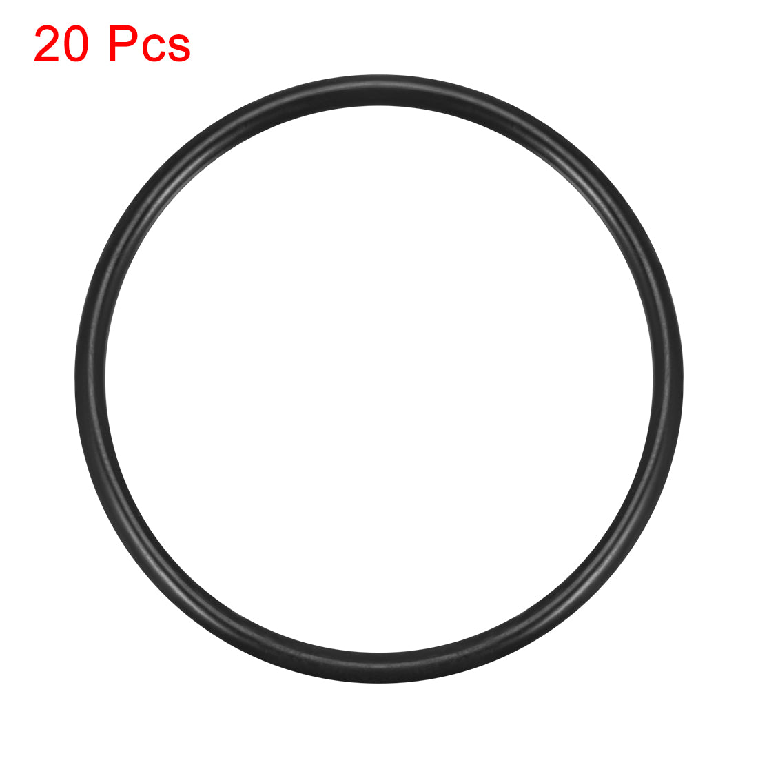 uxcell Uxcell O-Rings Nitrile Rubber 37.2mm x 42mm x 2.4mm Seal Rings Sealing Gasket 20pcs