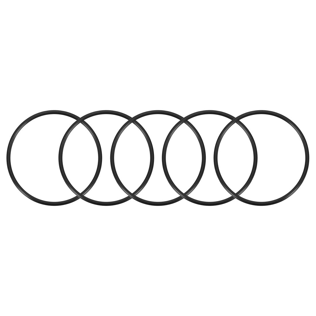 uxcell Uxcell O-Rings Nitrile Rubber 53.2mm x 58mm x 2.4mm Seal Rings Sealing Gasket 5pcs