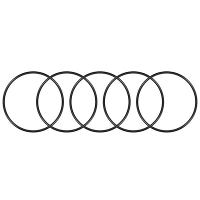 uxcell Uxcell O-Rings Nitrile Rubber 80.2mm x 85mm x 2.4mm Seal Rings Sealing Gasket 5pcs